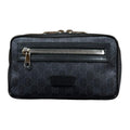 Gucci Sherry Line Belt Bag GG Supreme Canvas Black