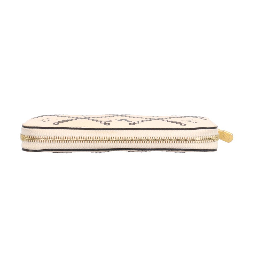 Louis Vuitton Broderie Zippy Wallet Monogram Empreinte Leather — view 5