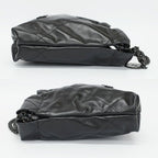 Chanel Ten 22 Mini 2-Way Chain Shoulder Bag Gray Black — view 3