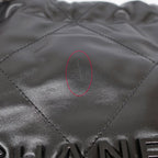 Chanel Ten 22 Mini 2-Way Chain Shoulder Bag Gray Black — view 6