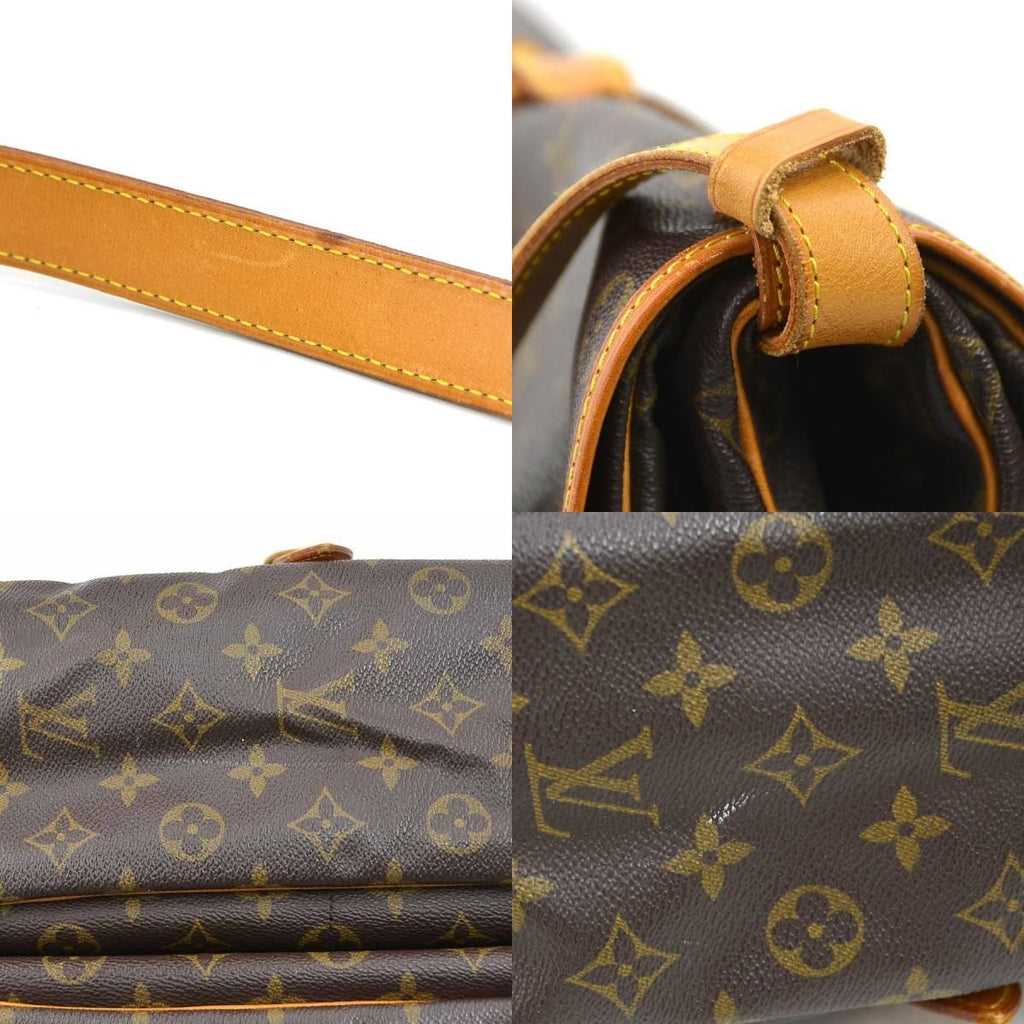 Louis Vuitton Shoulder Bag Monogram Saumur 35 — view 8