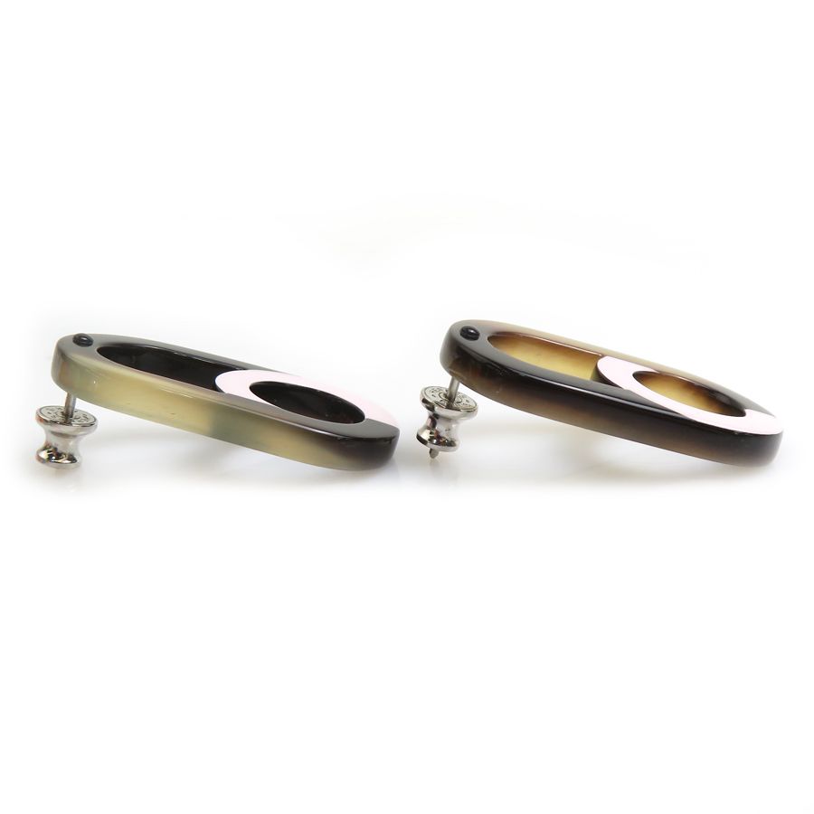 Hermes Earrings Silver — view 2