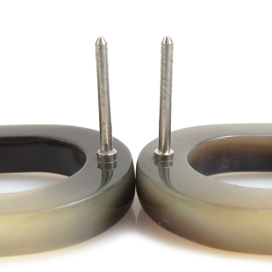 Hermes Earrings Silver — view 5