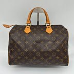 Louis Vuitton Monogram Speedy 30 Cadenaki 2 Handbag — view 3