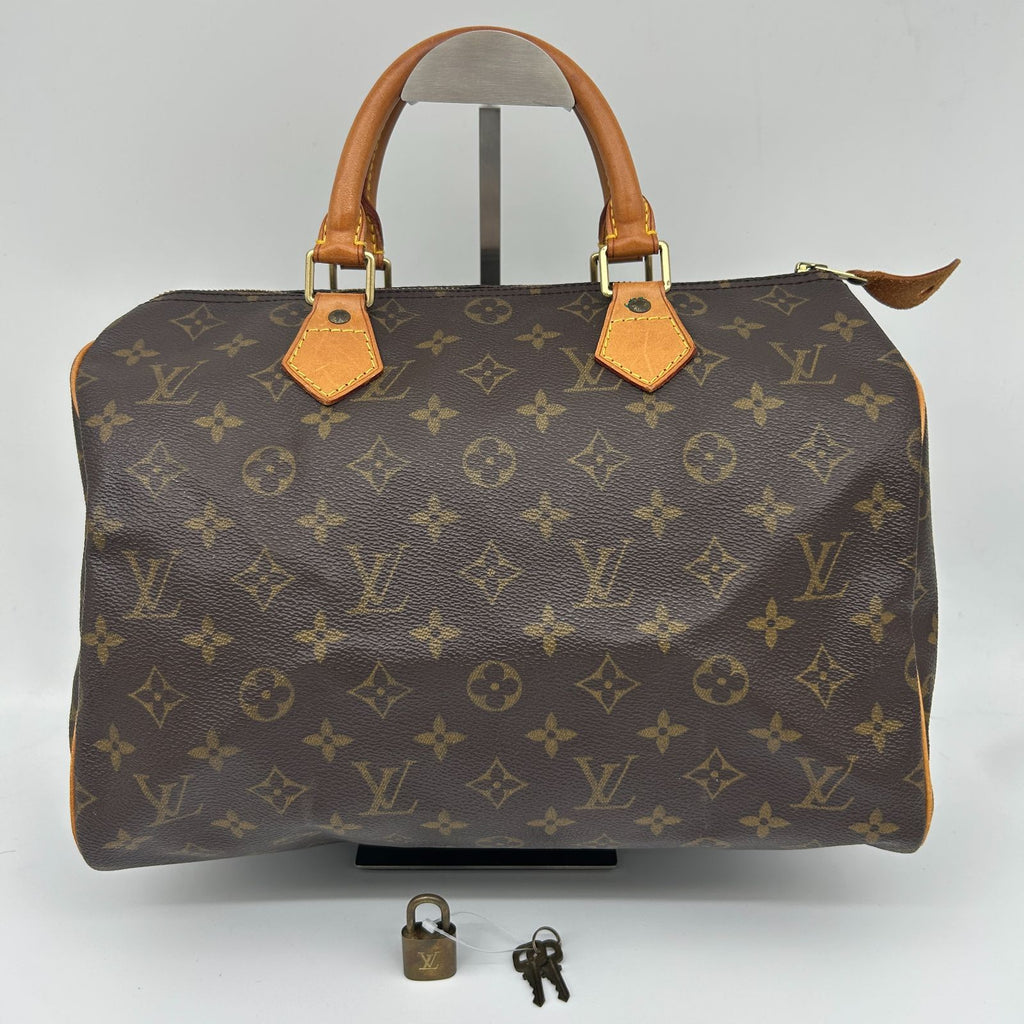 Louis Vuitton Monogram Speedy 30 Cadenaki 2 Handbag