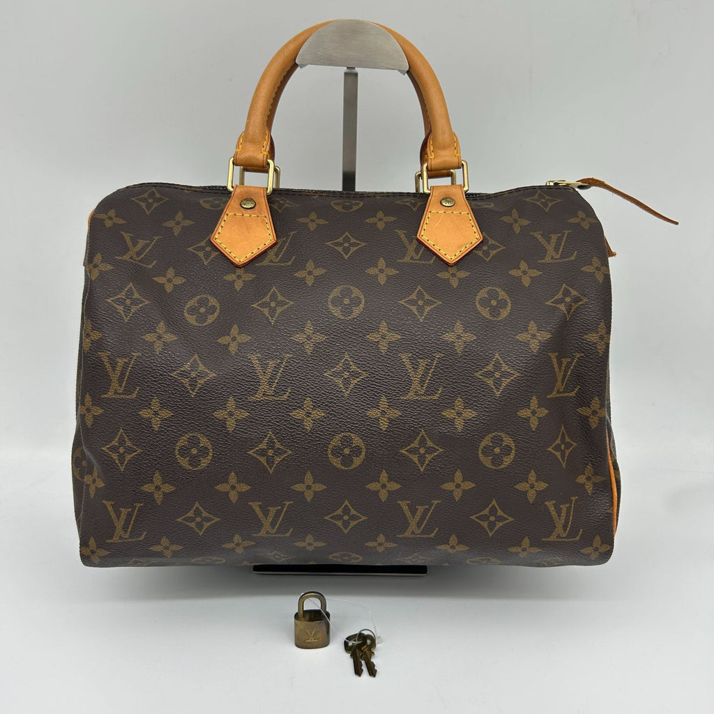 Louis Vuitton Monogram Speedy 30 Cadenaki 2 Handbag
