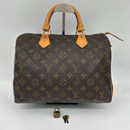 Louis Vuitton Monogram Speedy 30 Cadenaki 2 Handbag