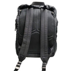 Prada Logo Patch Backpack Black — view 7