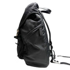 Prada Logo Patch Backpack Black — view 9