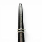 Hermes Chaine D'ancre Punk Triple Ring Silver