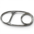 Hermes Chaine D'ancre Punk Triple Ring Silver
