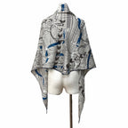 Hermes Losange Panoplie Equestre Equestrian Equipment Set Cashmere Silk Blend — view 5