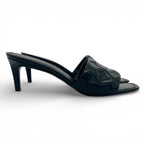 Louis Vuitton Revival Line Monogram Mules Sandals Black — view 5