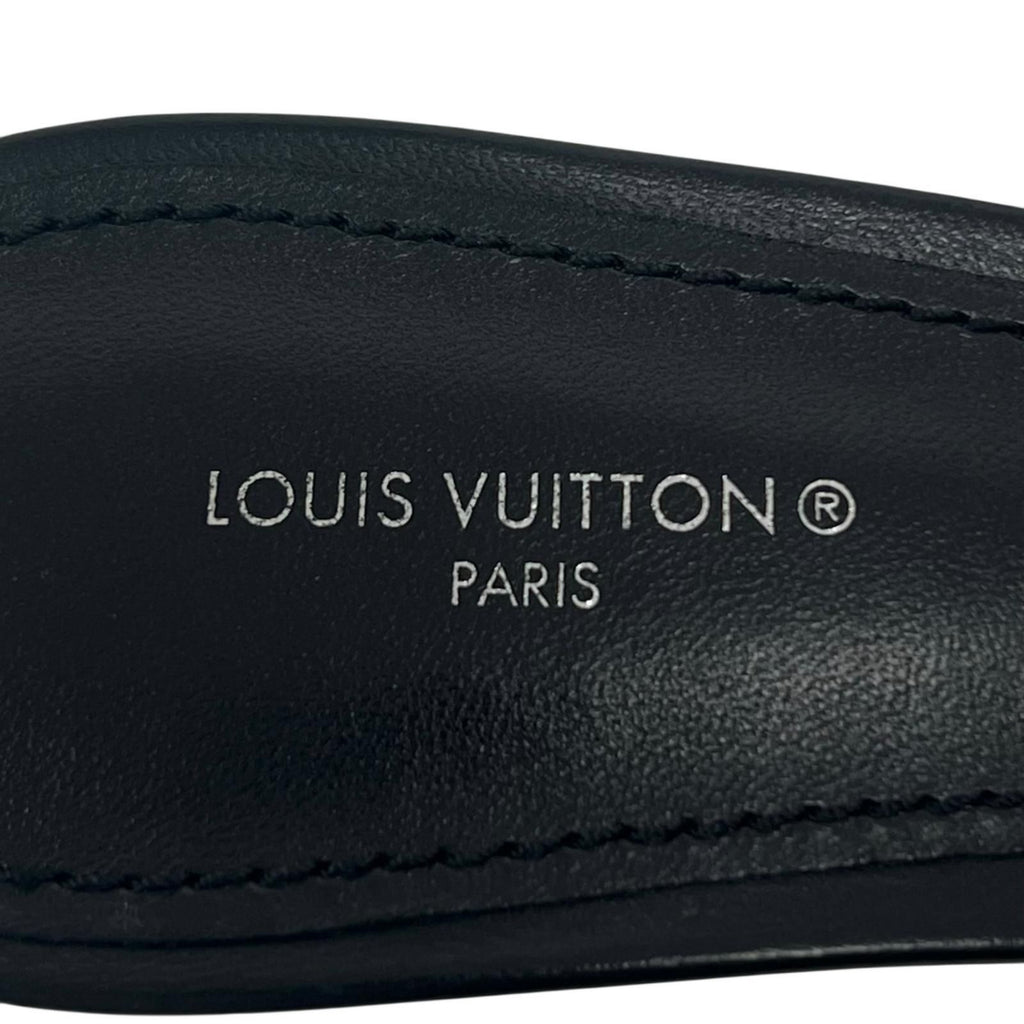 Louis Vuitton Revival Line Monogram Mules Sandals Black — view 9