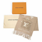 Louis Vuitton Echarpe Cold Reykjavik Cashmere Mink Scarf Beige — view 2