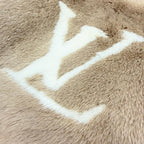 Louis Vuitton Echarpe Cold Reykjavik Cashmere Mink Scarf Beige — view 5