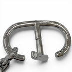 Hermes Logo Chaine D'ancre Bag Charm Key Holder Key Ring Silver Swiss — view 4