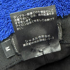 Chanel 21c CC Logo Pile Bucket Hat Blue M Recommended — view 8