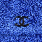 Chanel 21c CC Logo Pile Bucket Hat Blue M Recommended — view 6