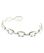 Hermes Bracelet Bangle Silver