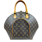 Louis Vuitton Ellipse MM Monogram Handbag Canvas Brown — view 3