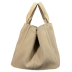 Prada Canapa Tote L Handbag Canvas Beige — view 5