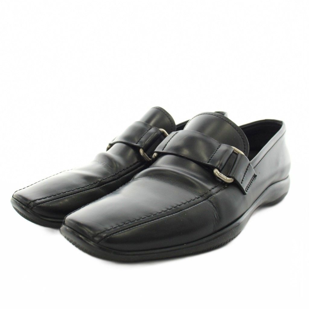 Prada Business Shoes Leather 8.5 Black