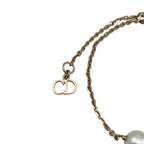 Dior Bracelet Logo Pearl Chain Gold — view 5
