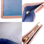 Gucci Double Small Wallet Compact Bicolor GG Marmont Bifold — view 7