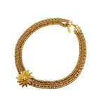 Chanel Choker Vintage Double Chain Lion Motif CC Logo Necklace — view 2