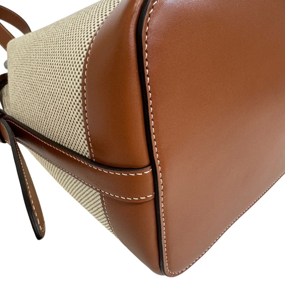 Celine 2-Way Hand Leather Trim Cover de France Shoulder Bag — view 3