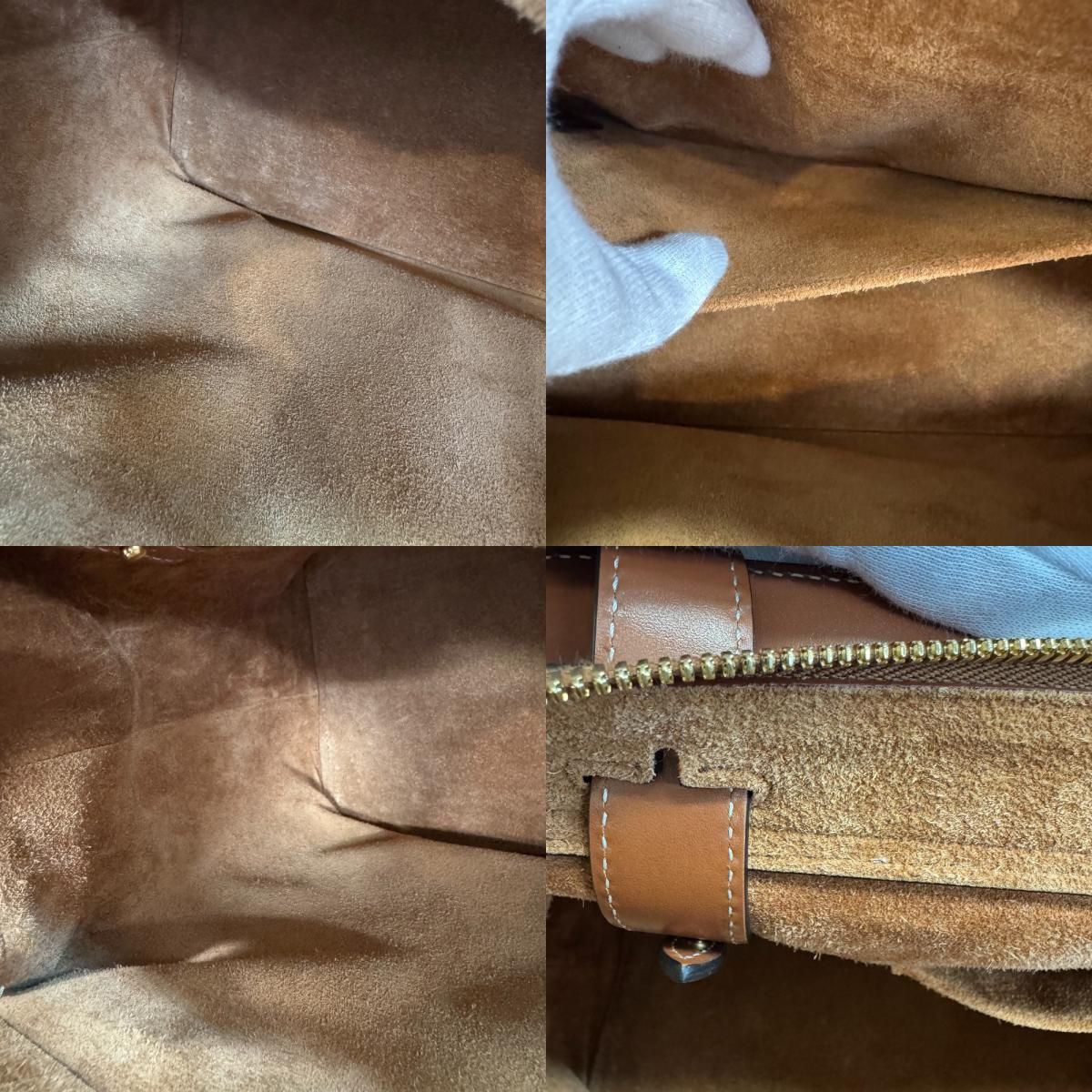 Celine 2-Way Hand Leather Trim Cover de France Shoulder Bag — view 7