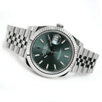Rolex Datejust 41 Mint Green Watch Jubilee — view 9