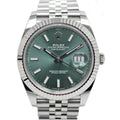 Rolex Datejust 41 Mint Green Watch Jubilee