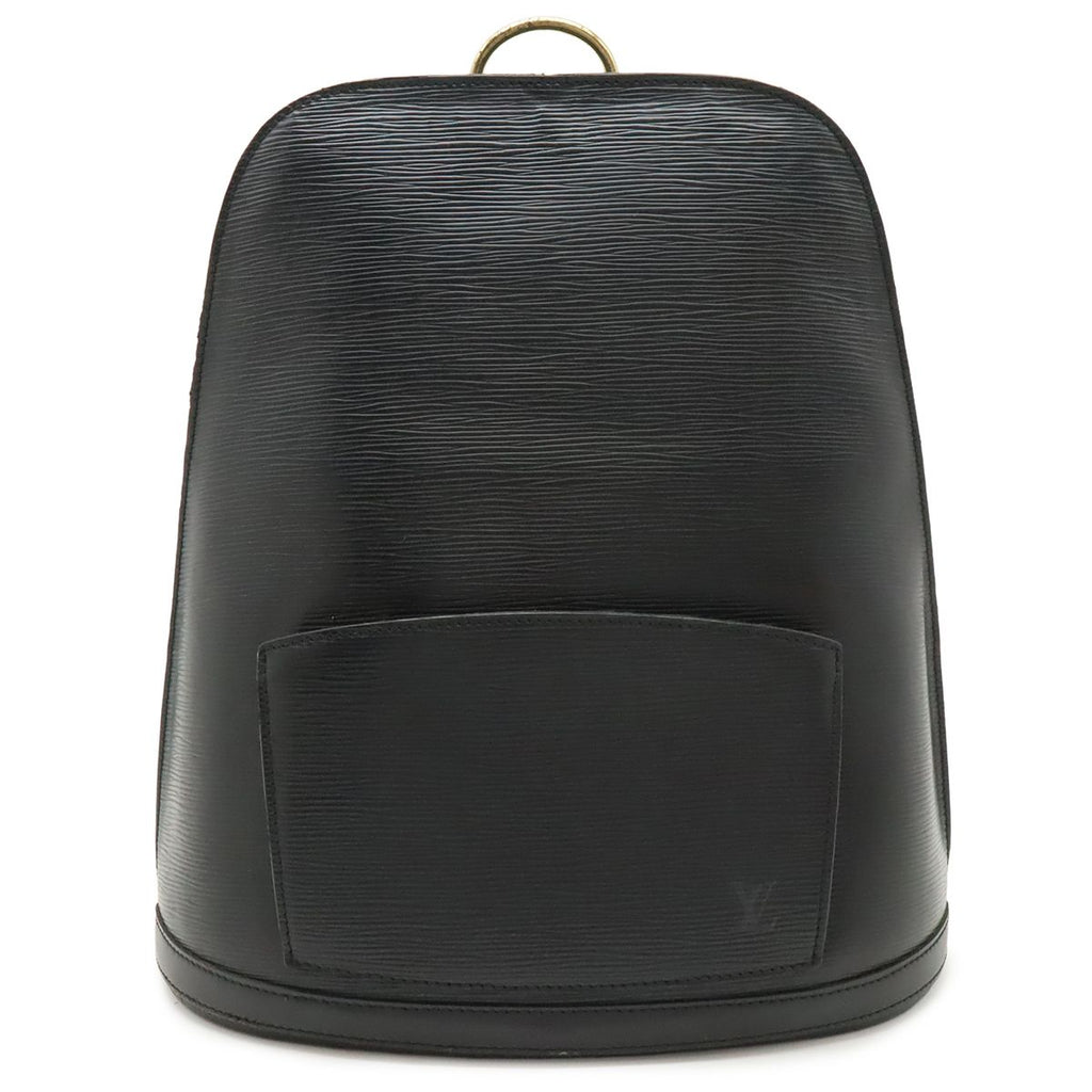 Louis Vuitton Epi Cobran Backpack Shoulder Bag Leather Noir Black