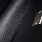 Louis Vuitton Taiga Selenga Clutch Leather Ardoise Black — view 7