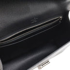 Louis Vuitton Taiga Selenga Clutch Leather Ardoise Black — view 6