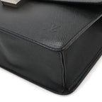 Louis Vuitton Taiga Selenga Clutch Leather Ardoise Black — view 3