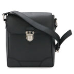 Louis Vuitton Taiga Shoulder Bag Crossbody Leather Ardoise Black