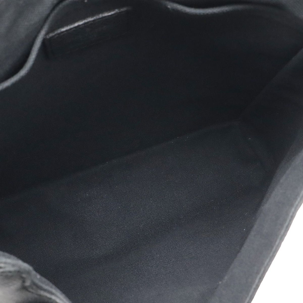 Louis Vuitton Taiga Shoulder Bag Crossbody Leather Ardoise Black — view 7