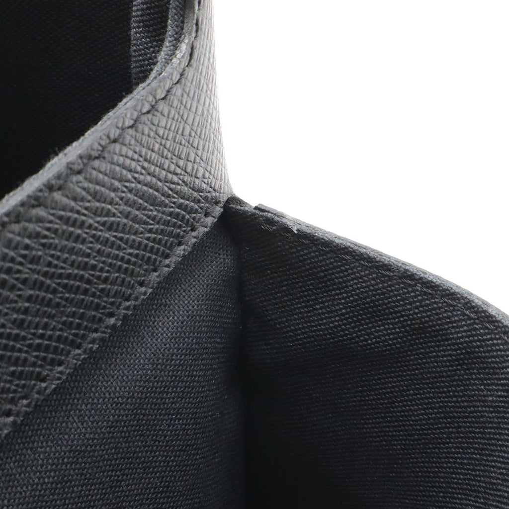 Louis Vuitton Taiga Shoulder Bag Crossbody Leather Ardoise Black — view 8