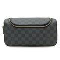 Louis Vuitton Damier Graphite Toilette Pouch Travel Clutch Handbag