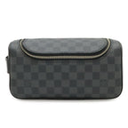 Louis Vuitton Damier Graphite Toilette Pouch Travel Clutch Handbag