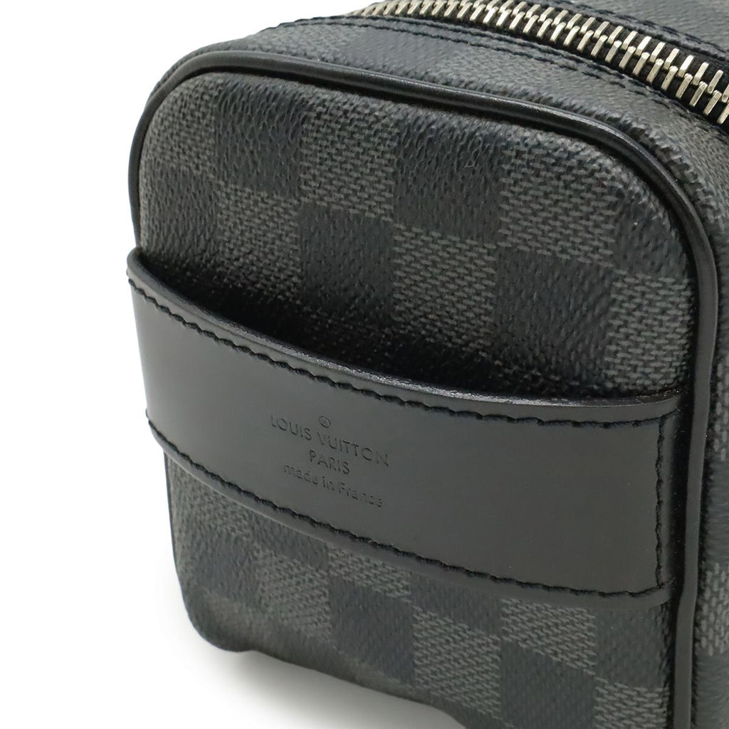Louis Vuitton Damier Graphite Toilette Pouch Travel Clutch Handbag — view 6