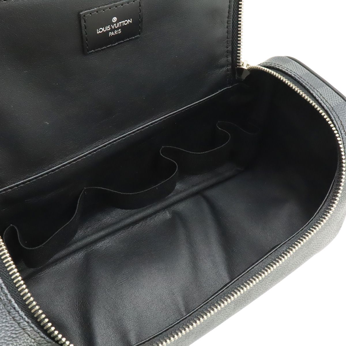 Louis Vuitton Damier Graphite Toilette Pouch Travel Clutch Handbag — view 8
