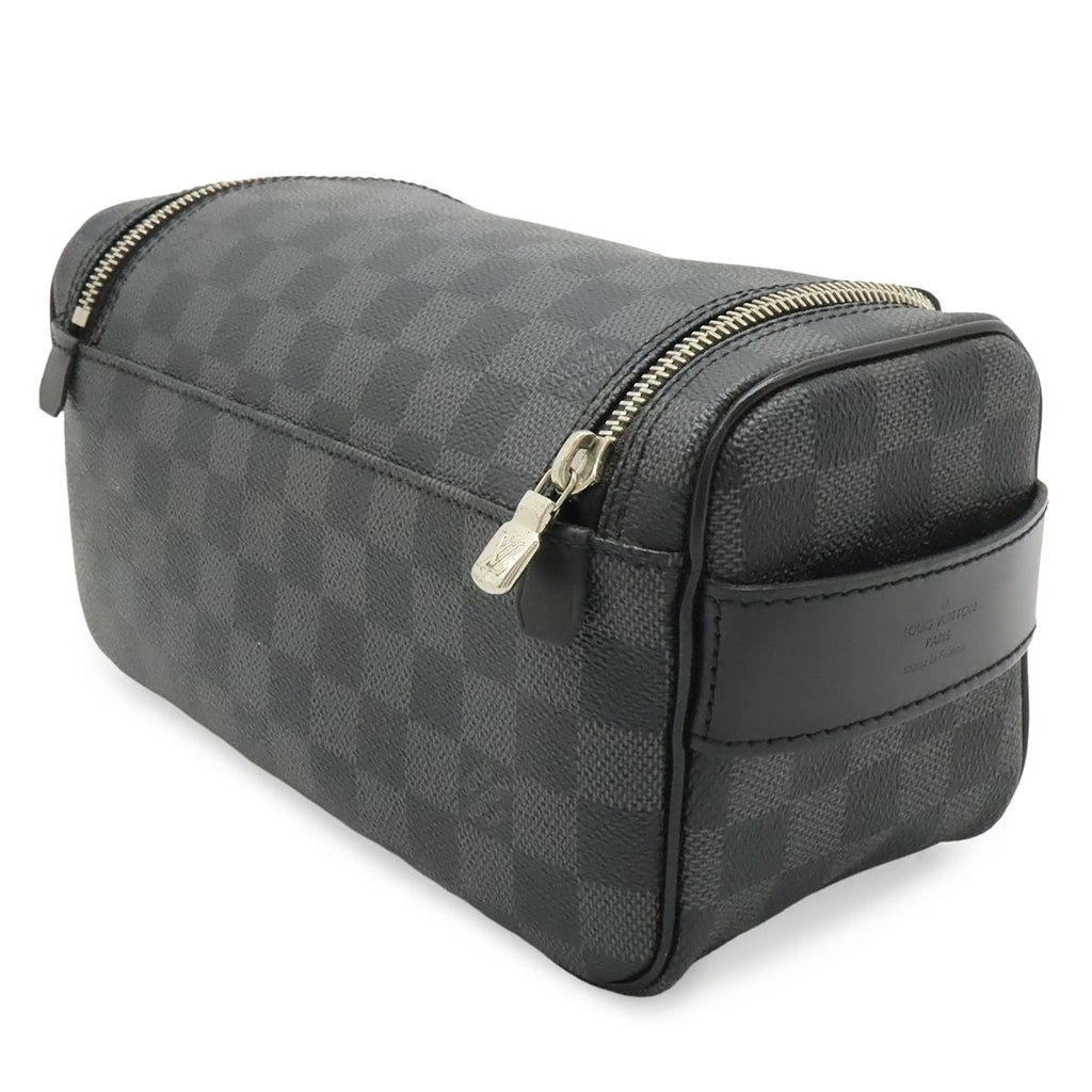 Louis Vuitton Damier Graphite Toilette Pouch Travel Clutch Handbag — view 2