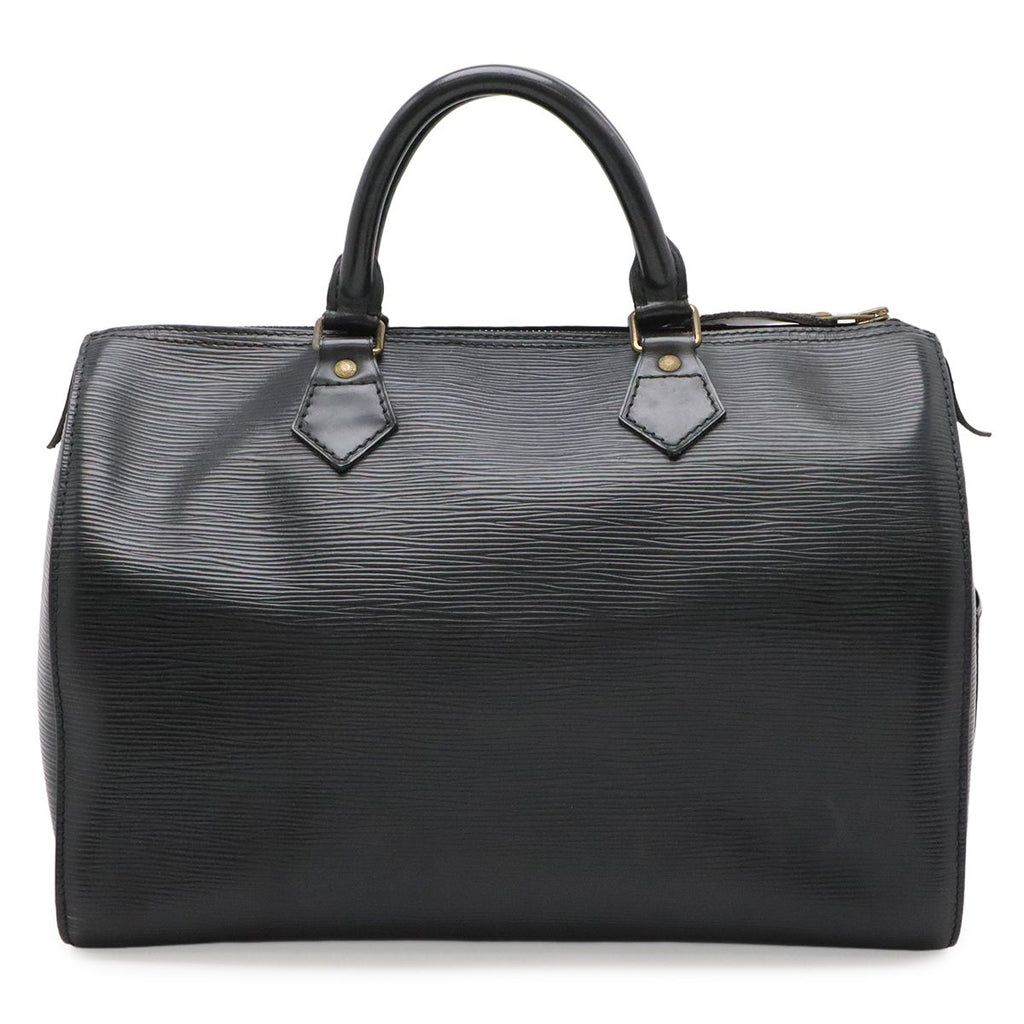 Louis Vuitton Epi Speedy 30 Boston Bag Leather Noir Black