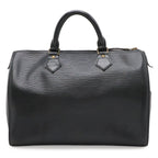 Louis Vuitton Epi Speedy 30 Boston Bag Leather Noir Black