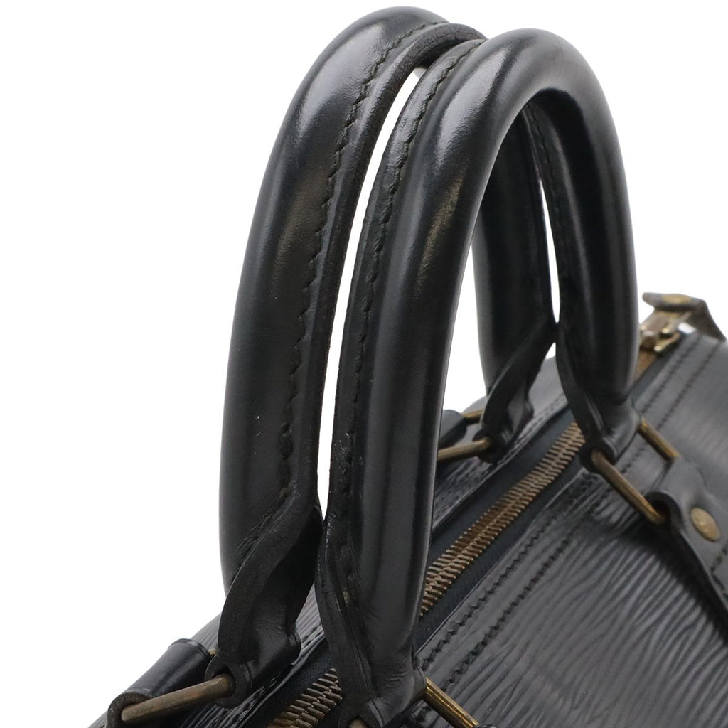 Louis Vuitton Epi Speedy 30 Boston Bag Leather Noir Black — view 6