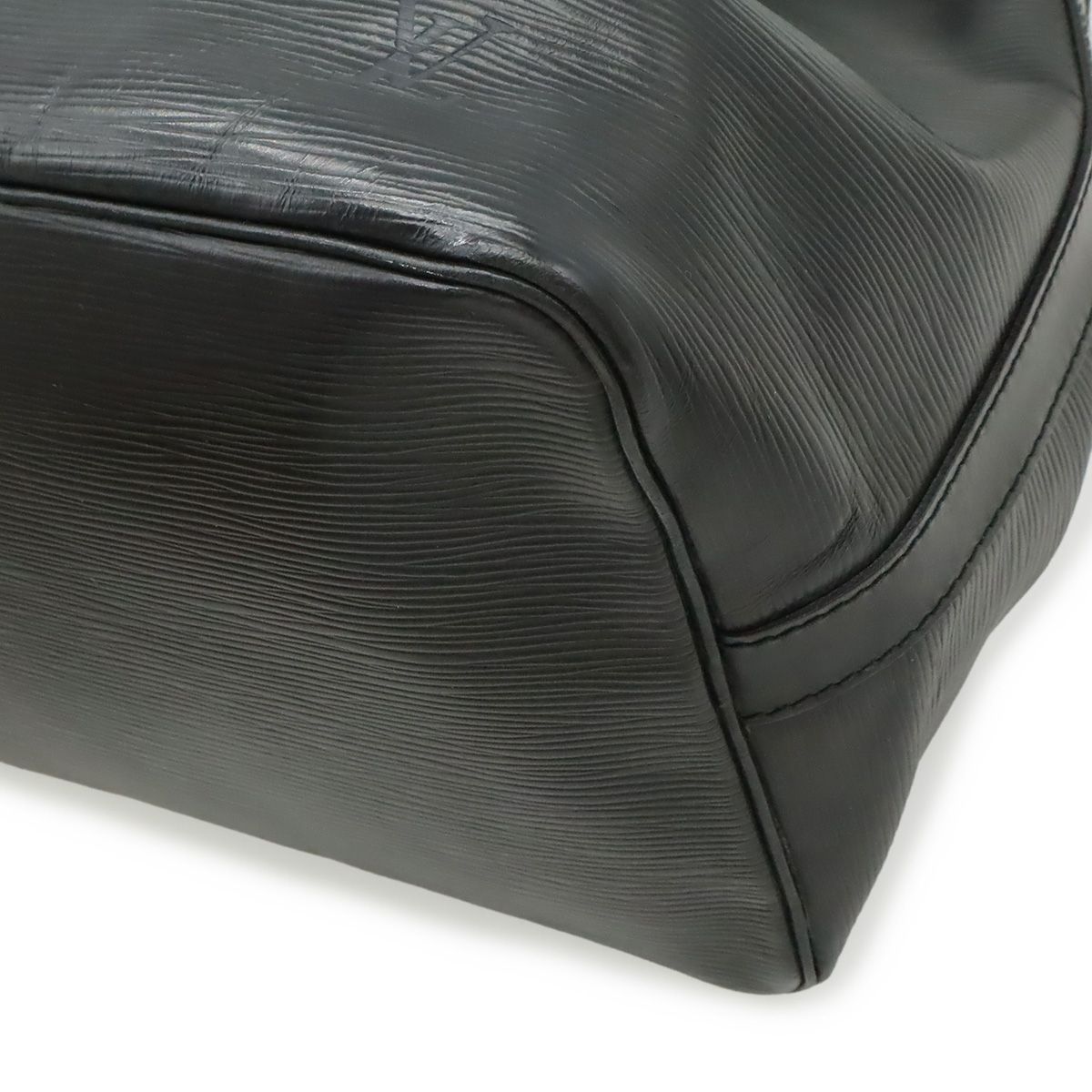 Louis Vuitton Epi Petit Noir Shoulder Bag Drawstring Black — view 3